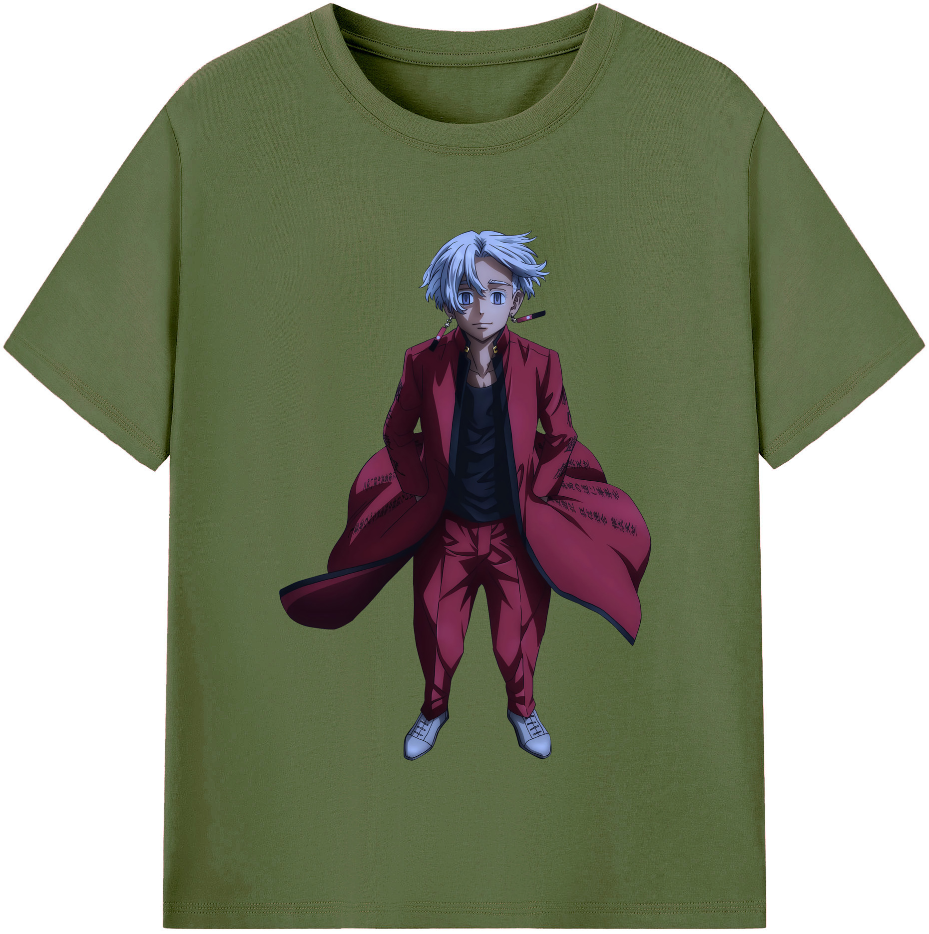 （画像用） 東京リベンジャーズ Tokyo Revengers 綿100％半袖Tシャツ（フロントプリント）
